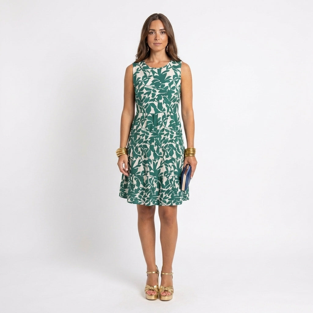 Kari | Vestido veraniego estampado fluido