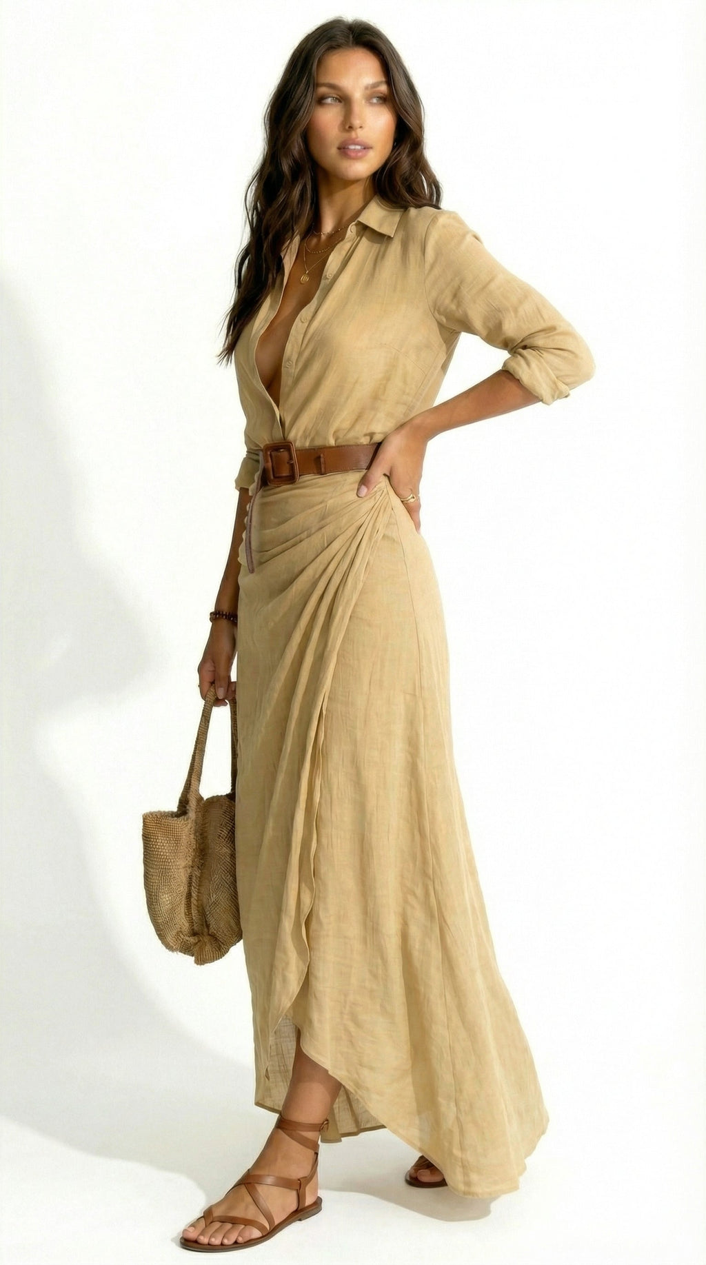 Lorena™ | Vestido Elegante Natural y Sofisticado