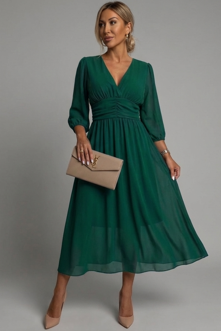 Camila | Vestido envolvente elegante