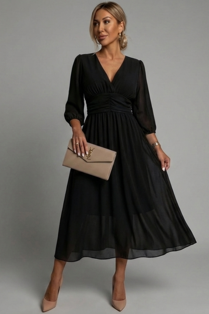 Camila | Vestido envolvente elegante